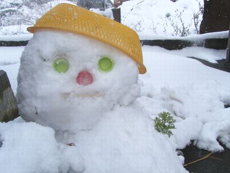 大雪の福岡県久留米市