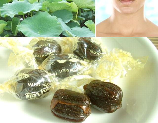 無双本舗 麦芽水飴の素朴な甘さ 節れんこんのど飴