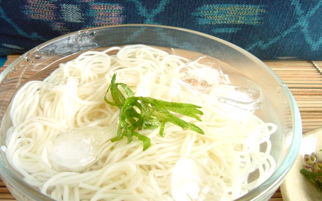 国産（大分県産）無農薬栽培小麦１００％　耶馬渓そうめん 